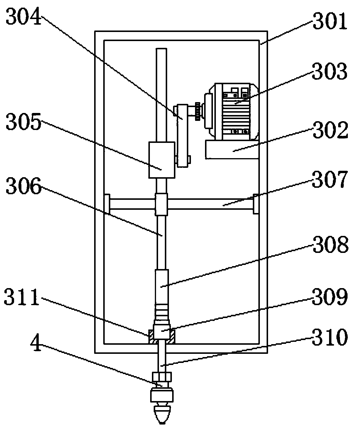 Paint spraying device for electronic product circuit board