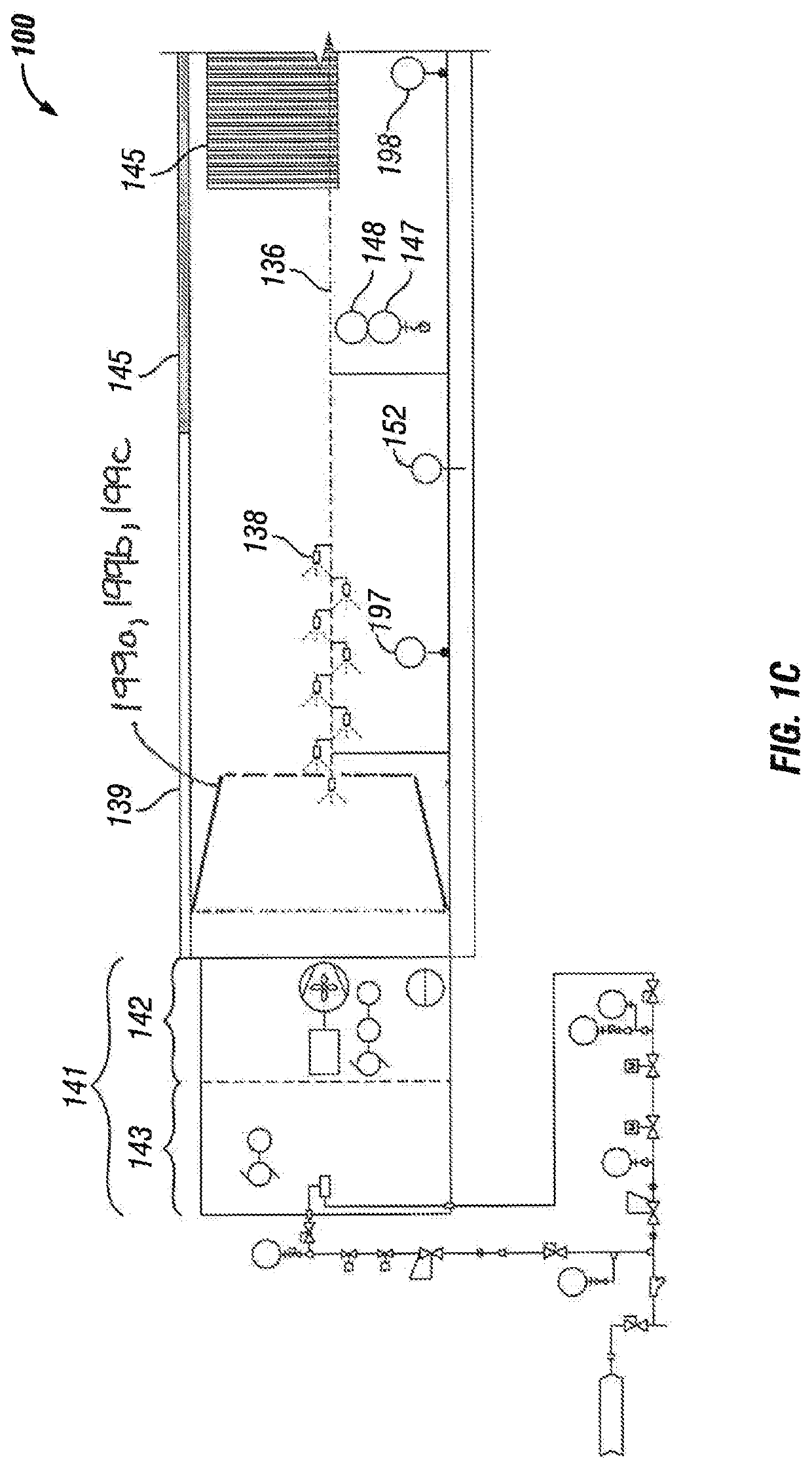 Compact containerized system and method for spray evaporation of water