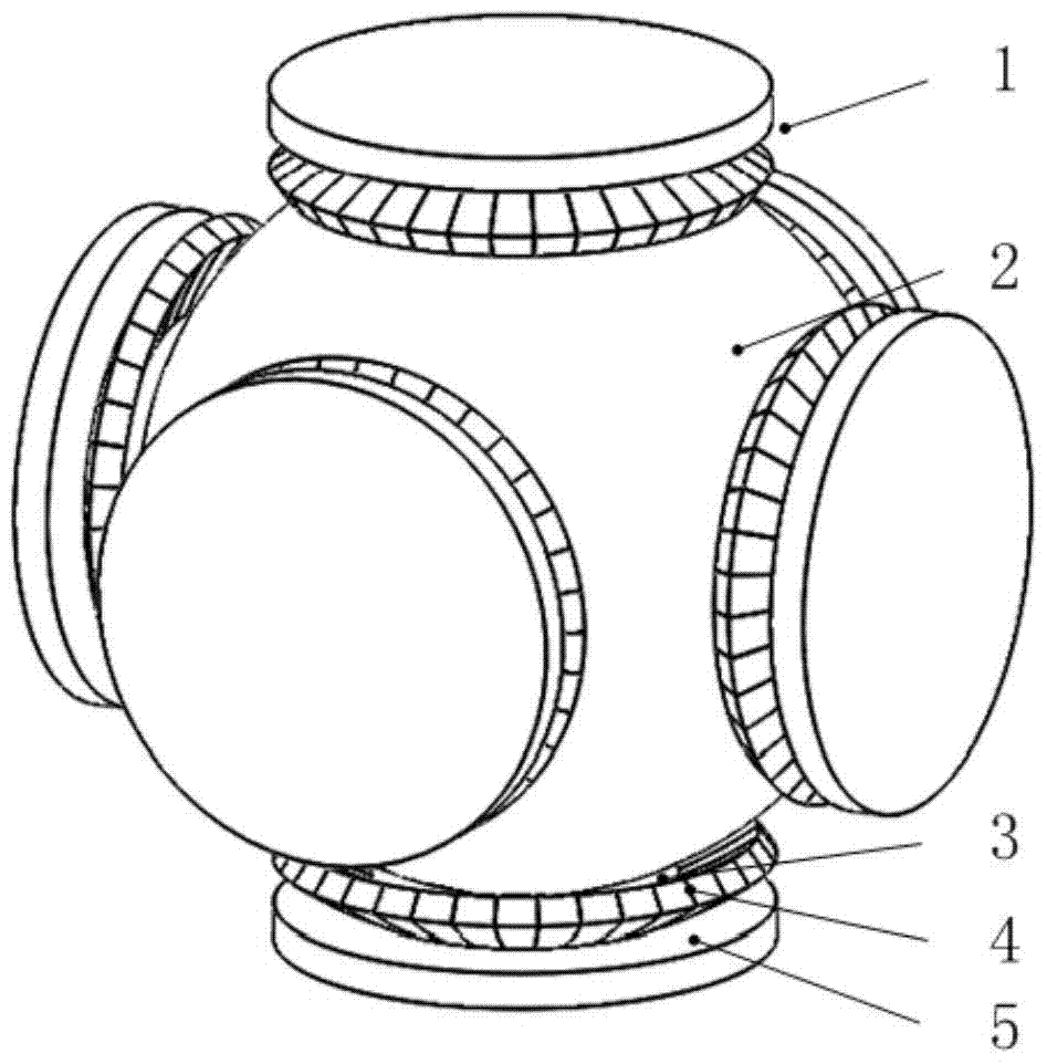 A magnetic levitation momentum ball driven by a magnetic wheel