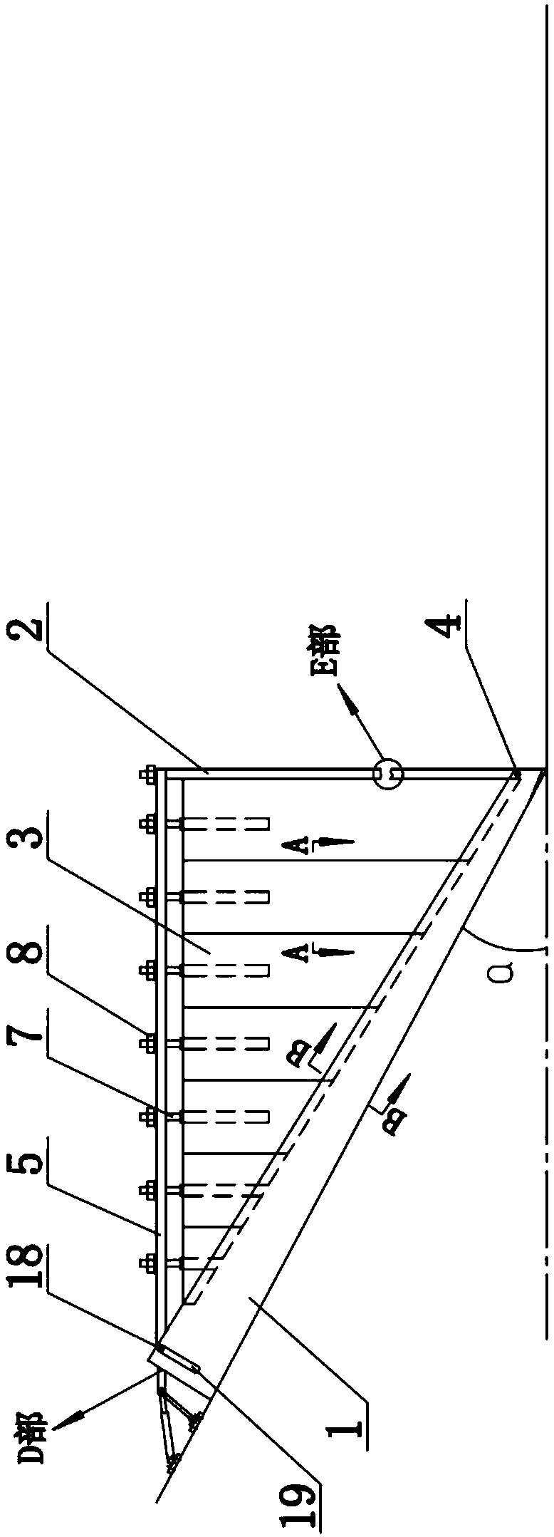 Upper-traction adjusting type assembled cofferdam