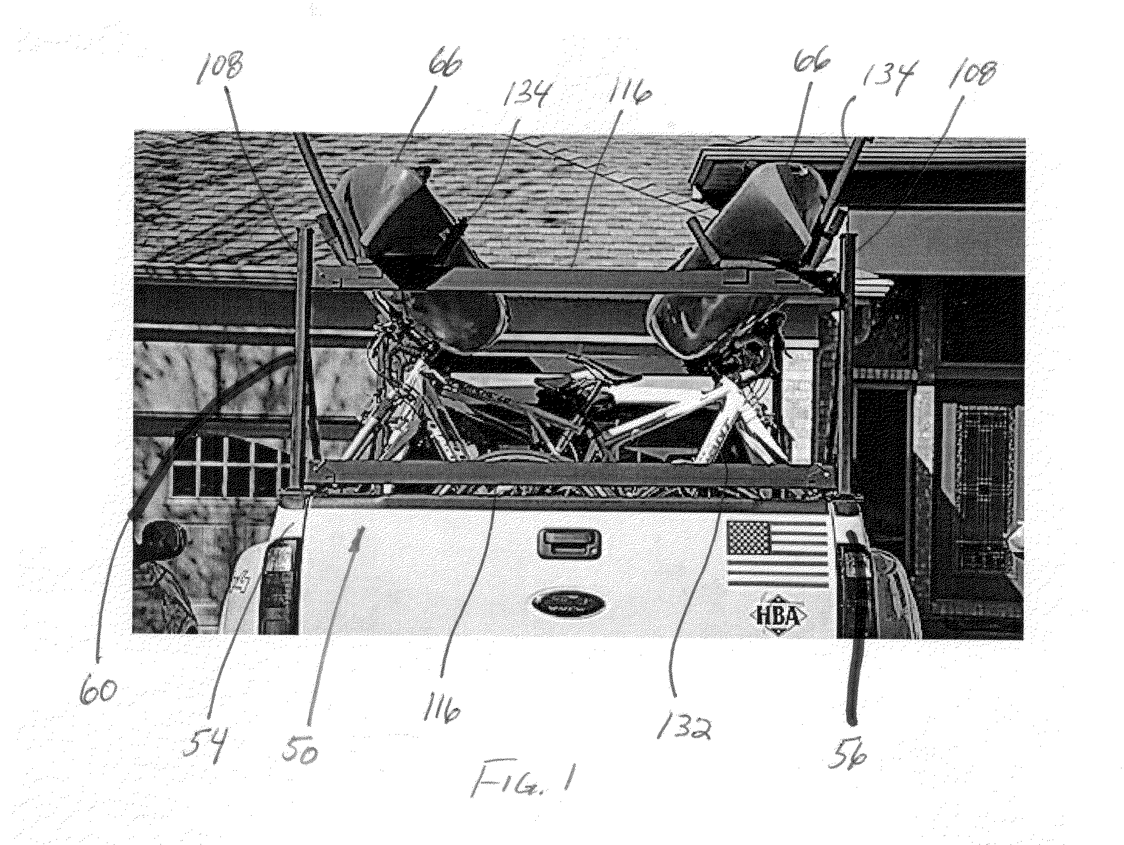 Modular load support and attachment apparatus and system for a vehicle