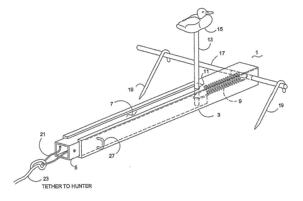 Hunting Decoy Apparatus for Luring Wild Game