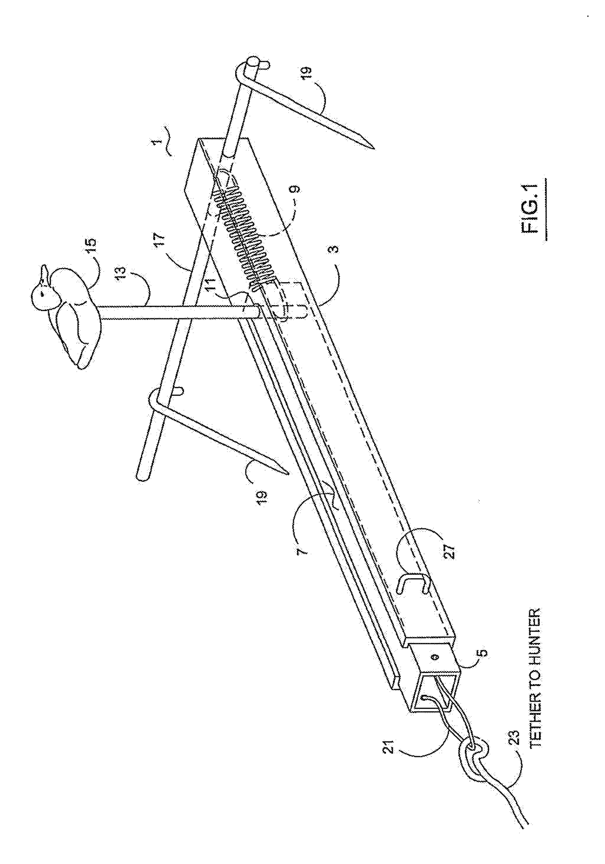 Hunting Decoy Apparatus for Luring Wild Game