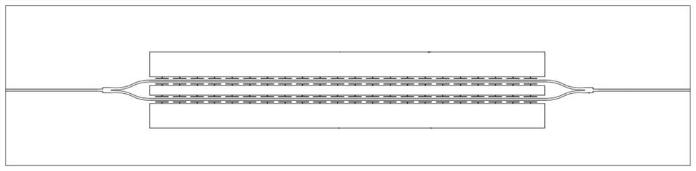 Folding capacitive load electrode structure, electro-optical modulator and preparation method of electro-optical modulator