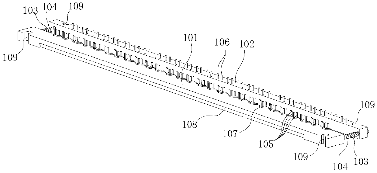 A chicken claw leg cutting device