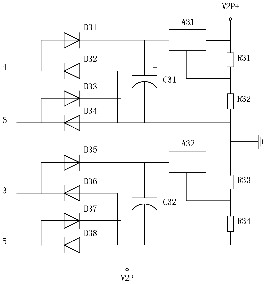High-voltage IGBT driving and protecting circuit