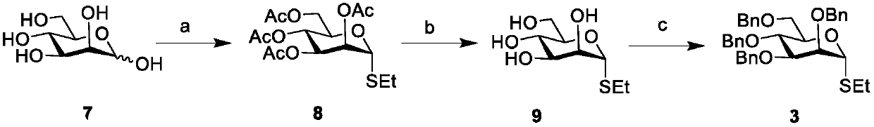 Preparation method of clostridium bolteae surface capsular polysaccharide structure derivative