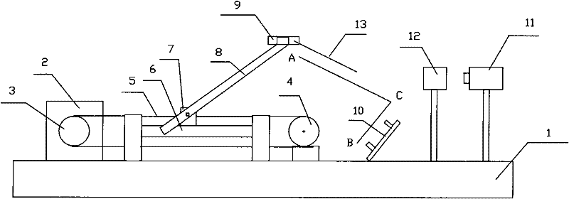 Knee joint biomechanical characteristic measuring device and measuring method based on body surface images