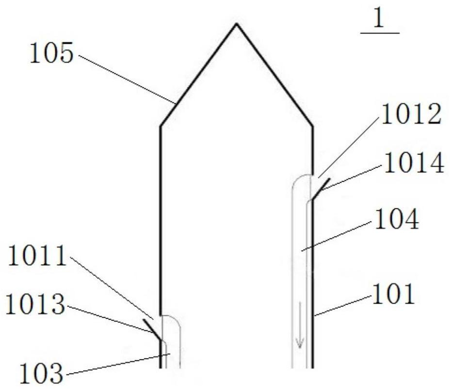 Micro-damage type pomelo fruit internal quality characteristic detection sampling device and detection method