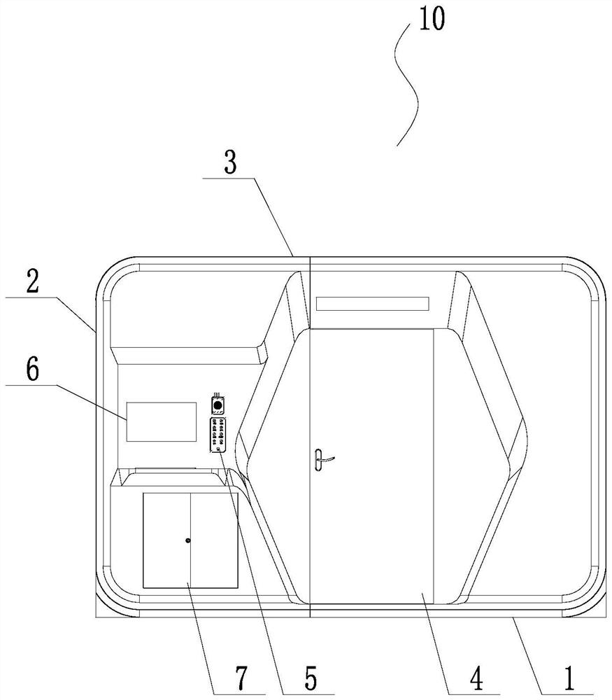 Health-preserving energy cabin with multifunctional health-care effect