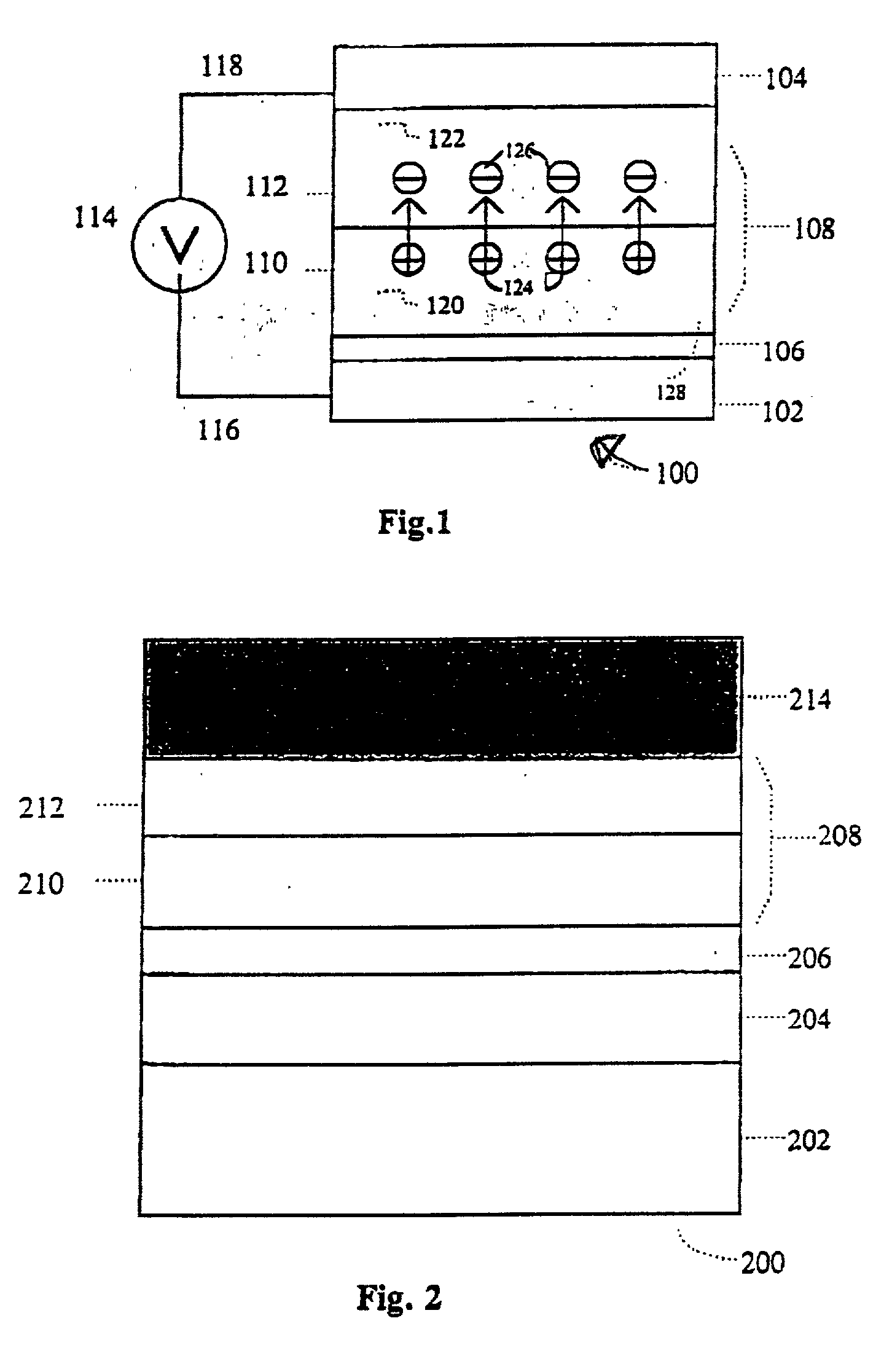 Organic electroluminescent device with improved hole injecting structure