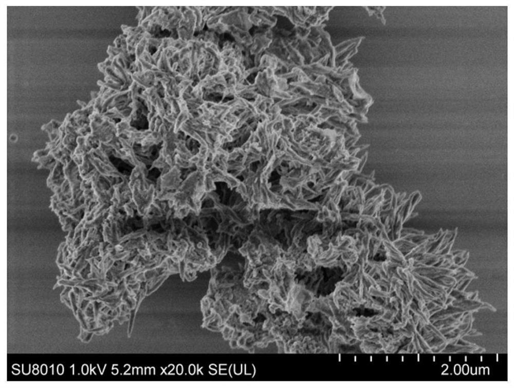 Preparation and application of covalent organic framework porous nano composite material