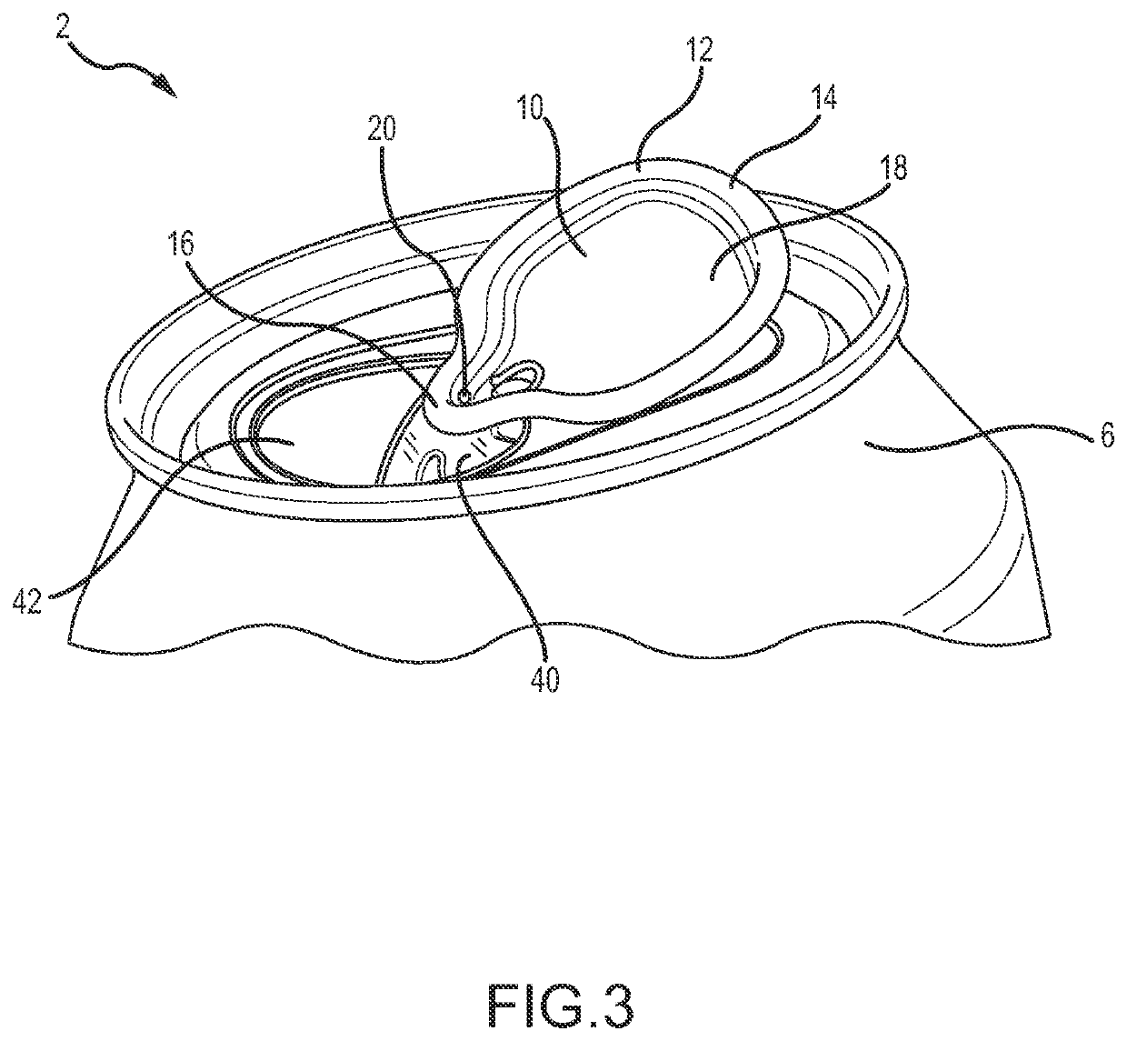 Pull tab for collection and distribution of juice into a beverage container