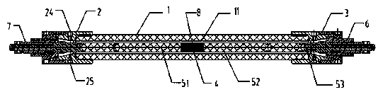 An ultra-high pressure non-metallic core holder