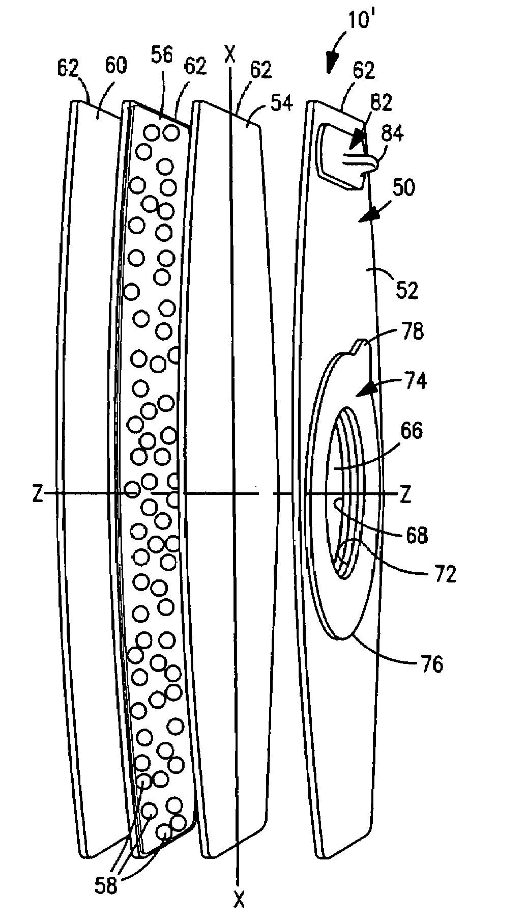 Disposable waste containment article and a combination of two articles worn simultaneously