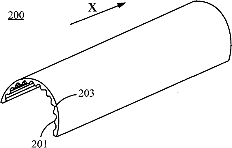 Lamp shell, lamp with lamp shell and manufacturing method for lamp shell