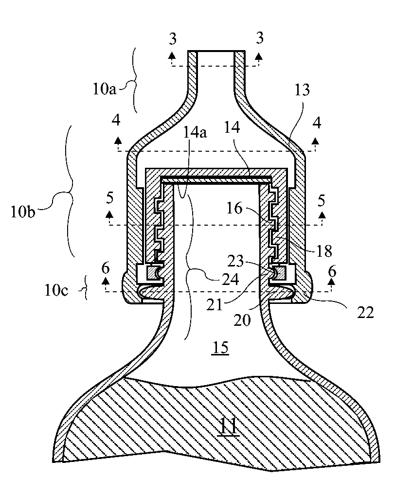 Dispenser for pressurized beverage bottle