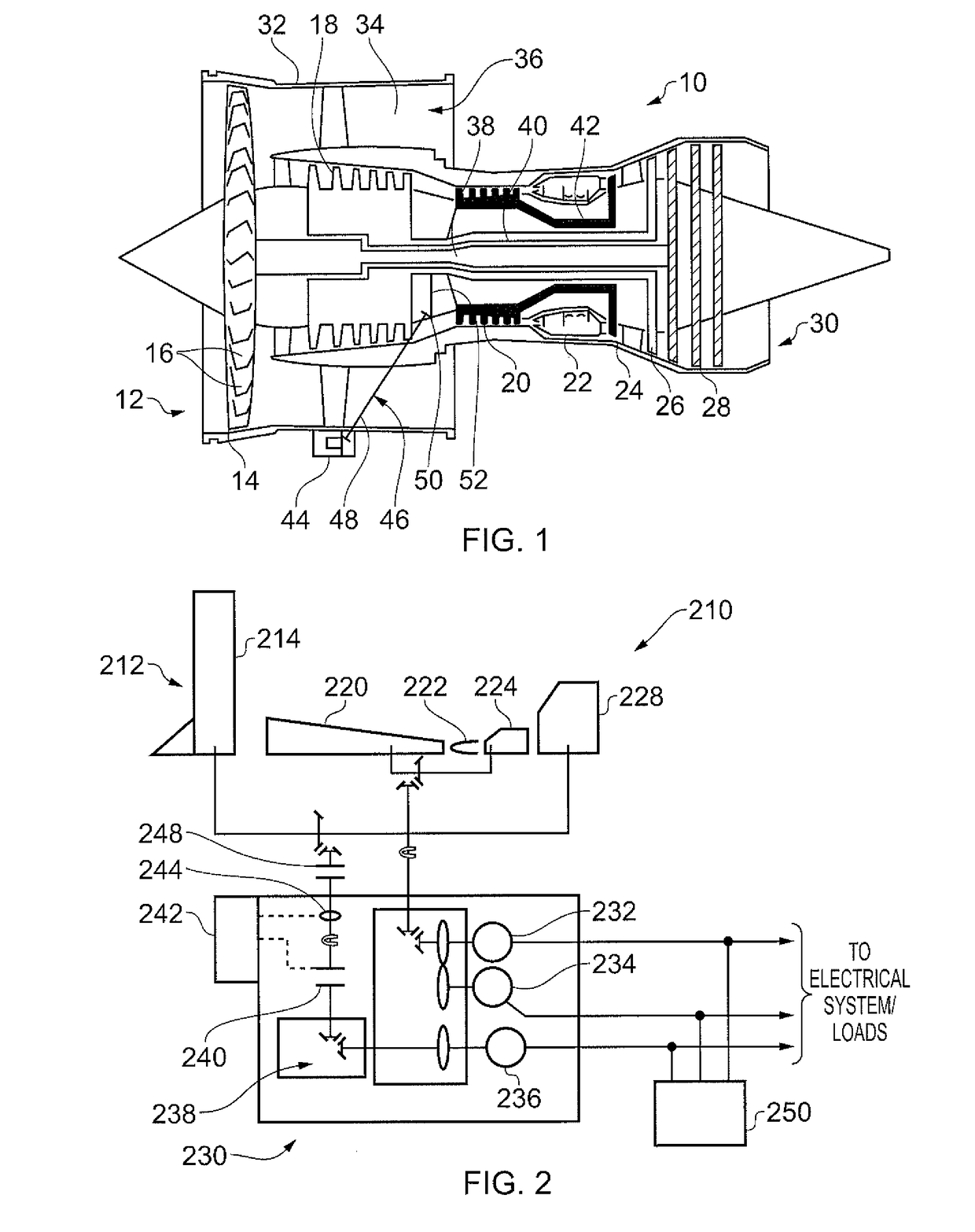 Electrical generation arrangement for an aircraft