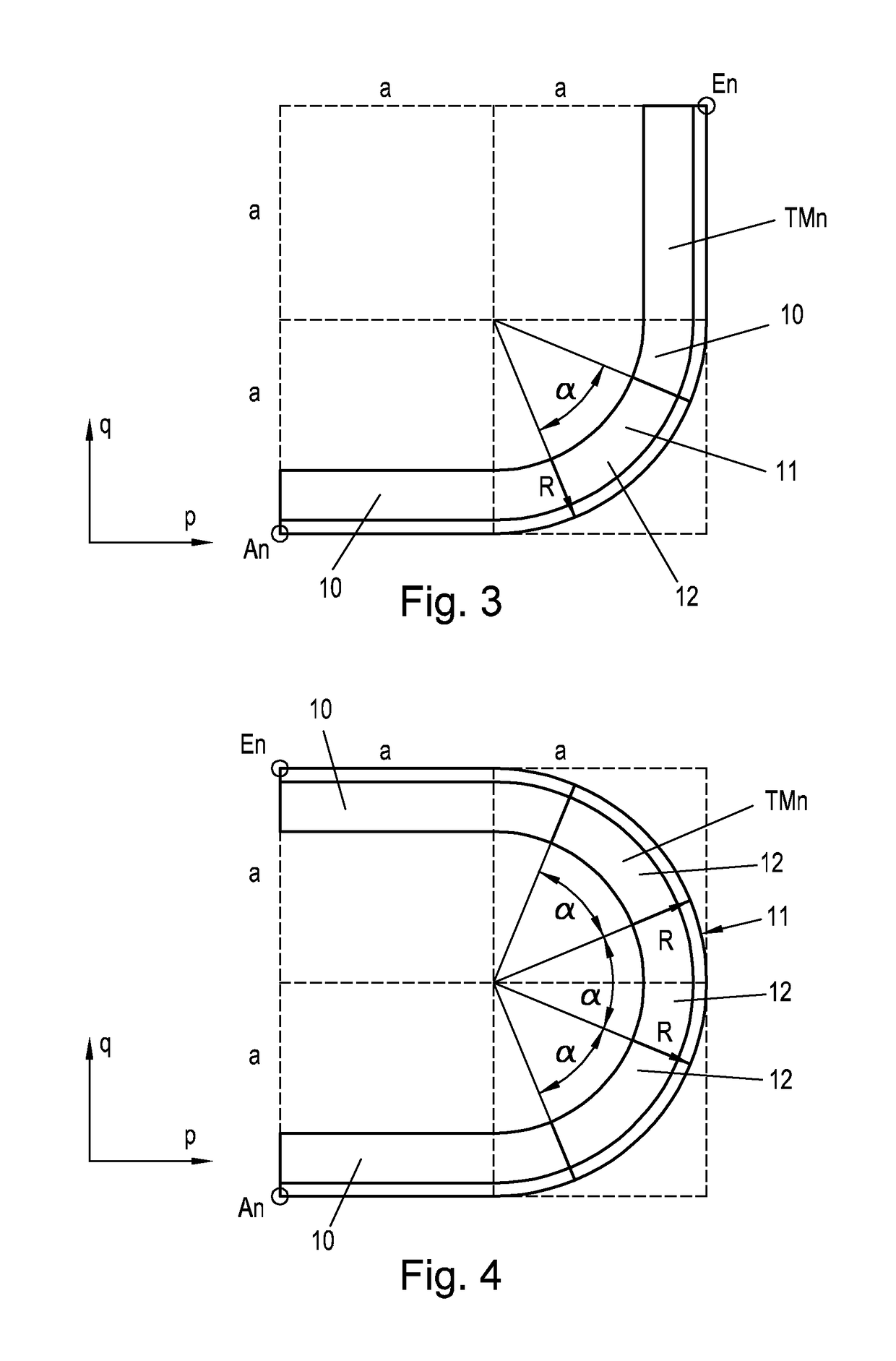 Modular system of a plurality of transport line components of a long stator linear motor