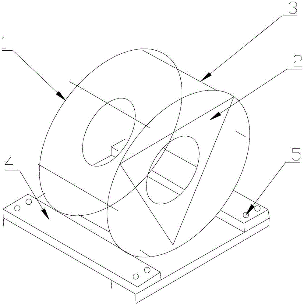 Simple anchor cable machining platform device