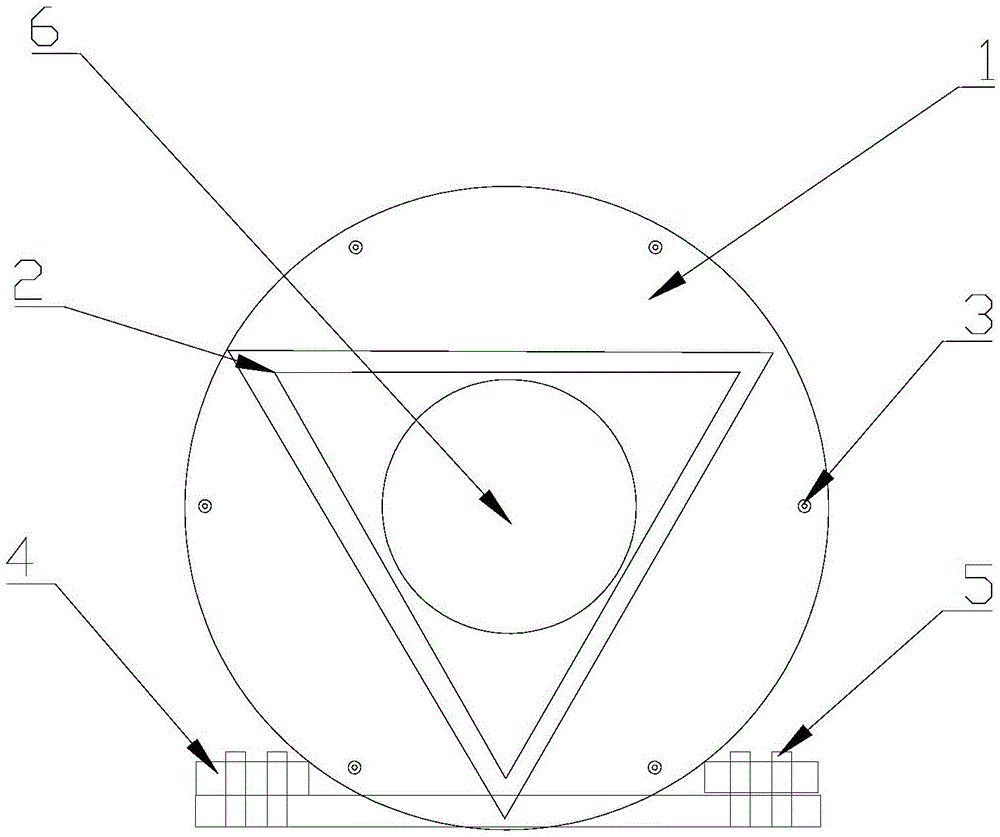 Simple anchor cable machining platform device