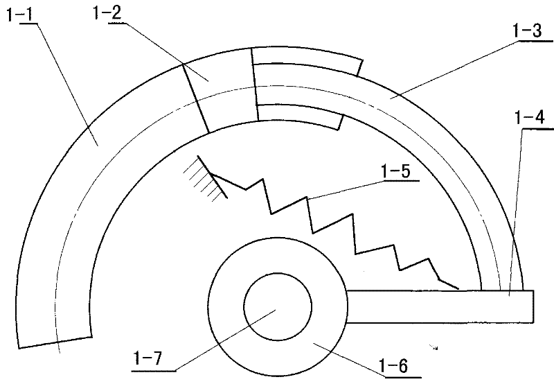 Single-cylinder circular ring type cylinder internal combustion engine