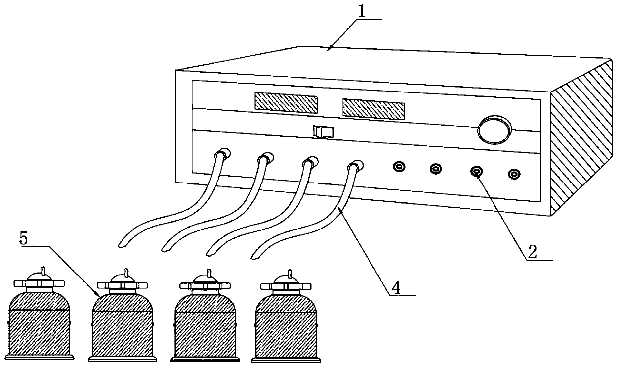 Electronic heating-type acupuncture device