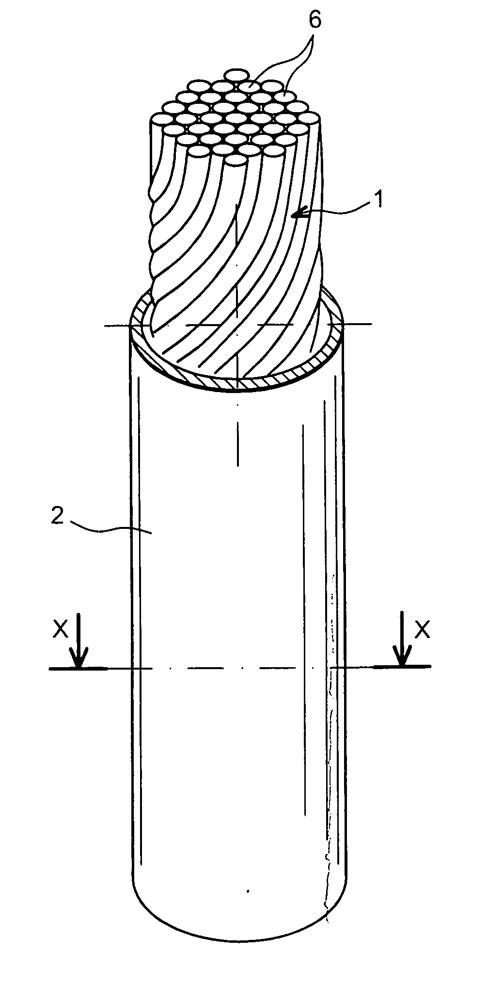 Single Plaiting Nuclear Fuel and Method for the Production Thereof