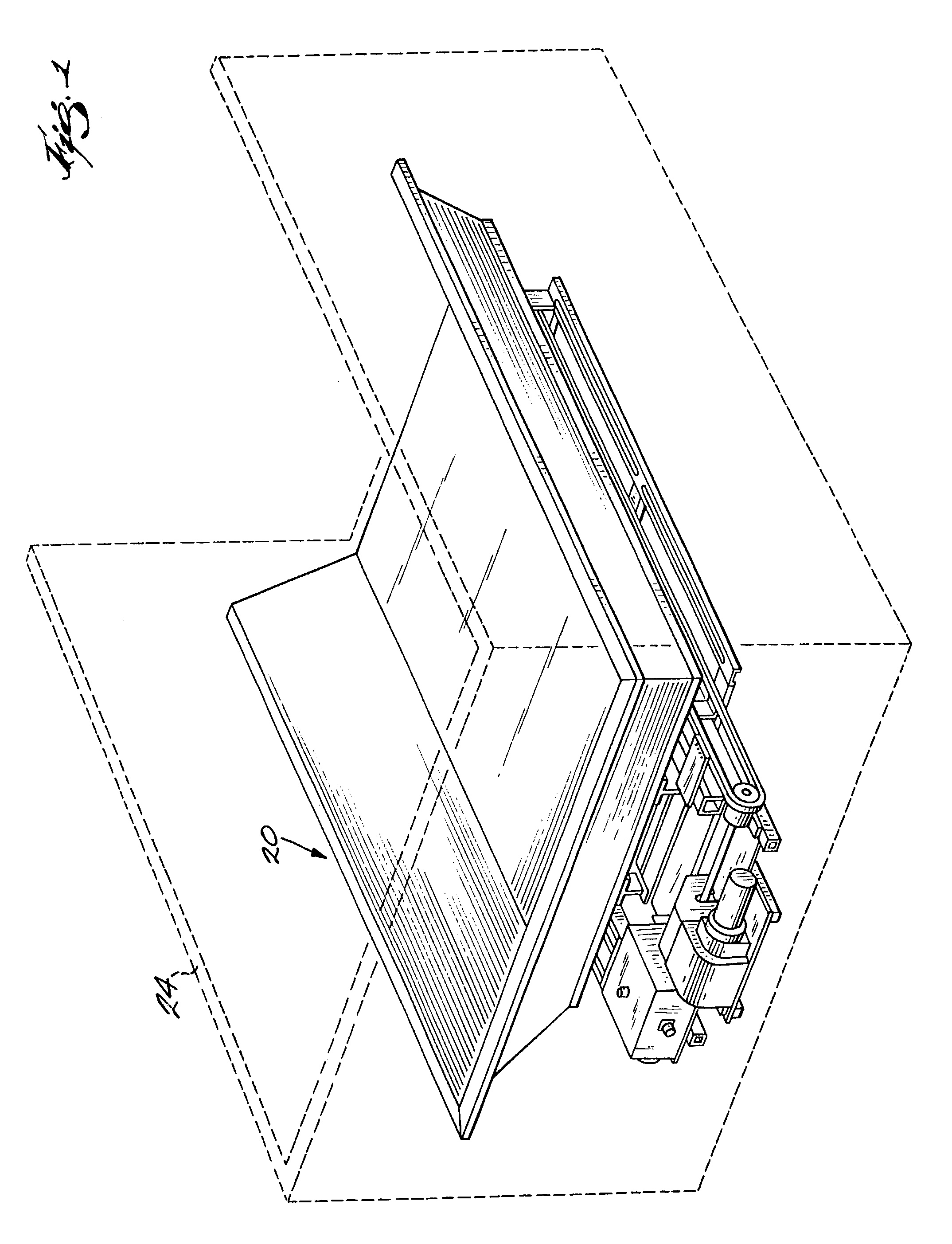 Dumping and transporting accessory having a telescoping lift with a pivot mounted trolley