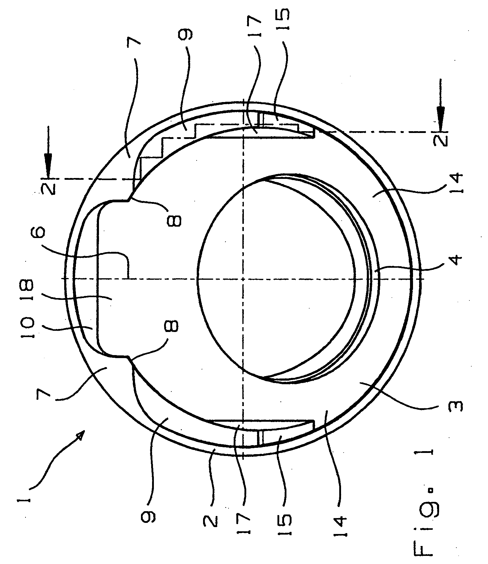 Endoscope optics with a lateral optic-fiber bundle