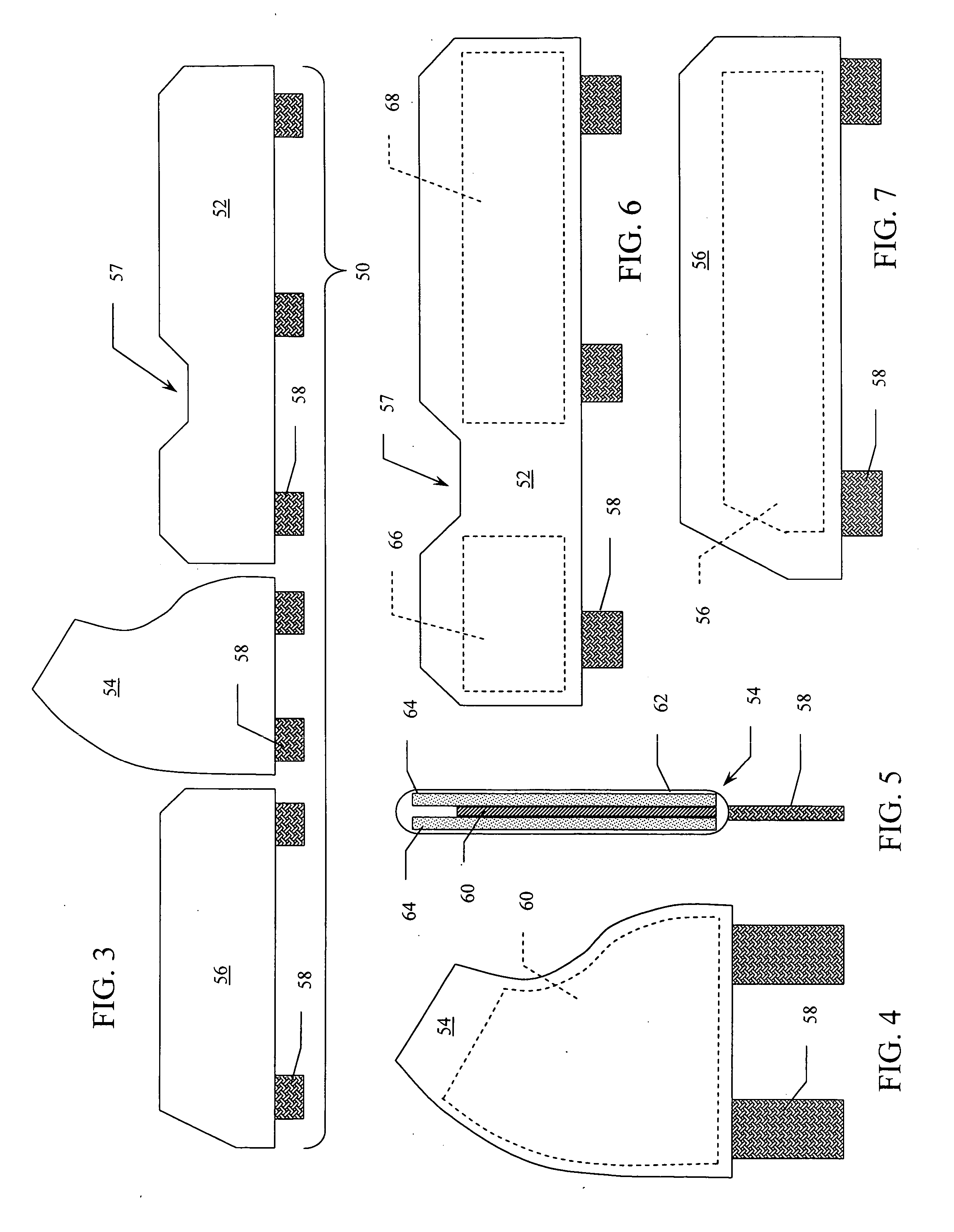 Side rail pad system for patient support apparatus