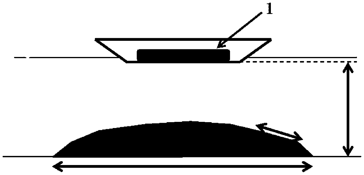 Method for calculating form of sediment accumulation body during bottom throwing of trailing suction hopper dredger