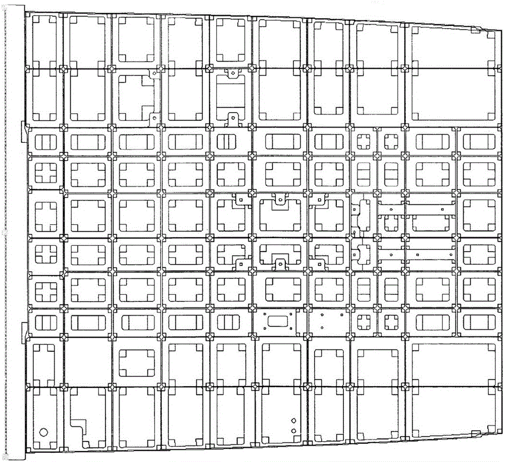 A connectivity detection method for an aircraft template laser cutting programming graphics