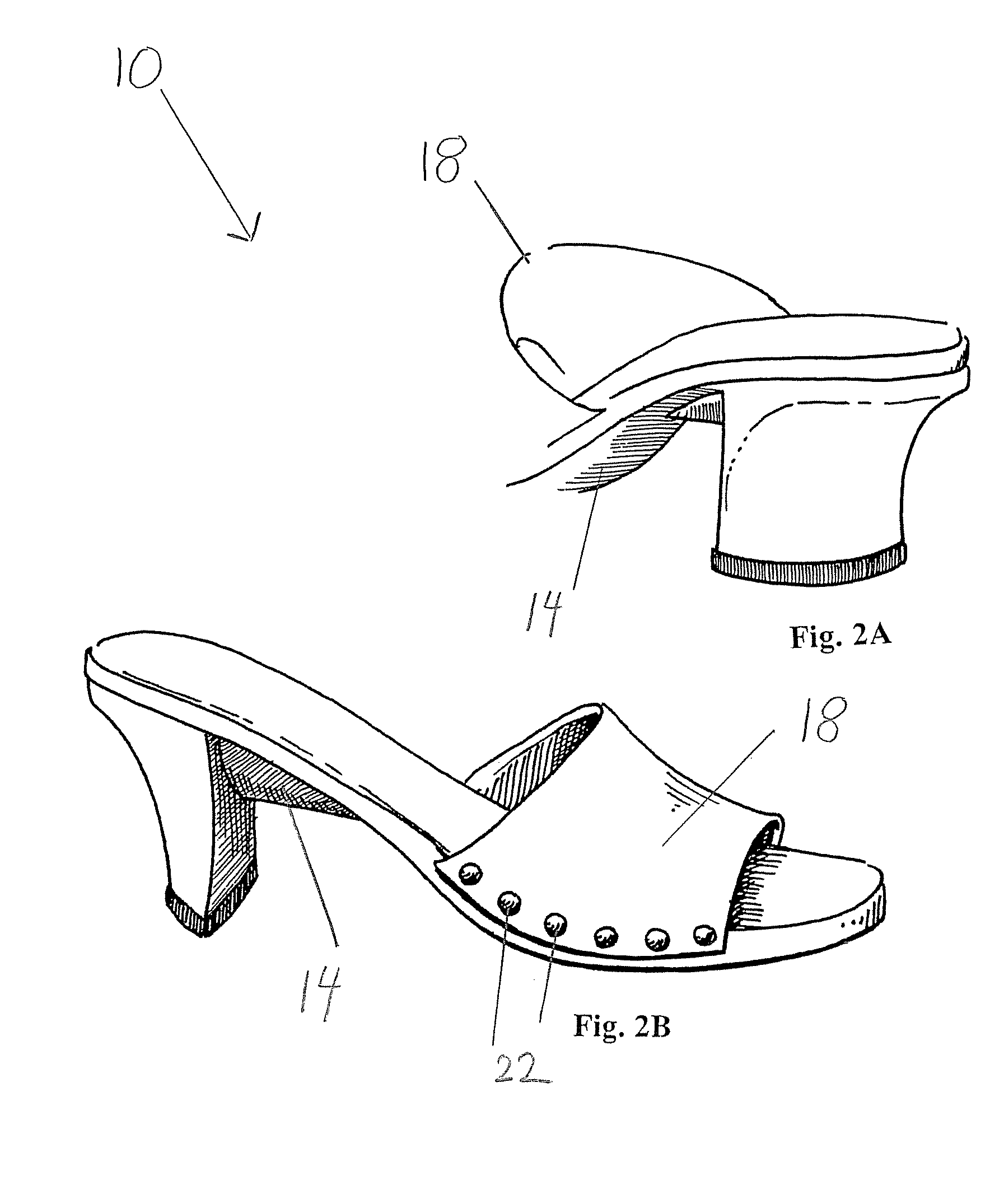 Method and apparatus for fashion adaptable footwear