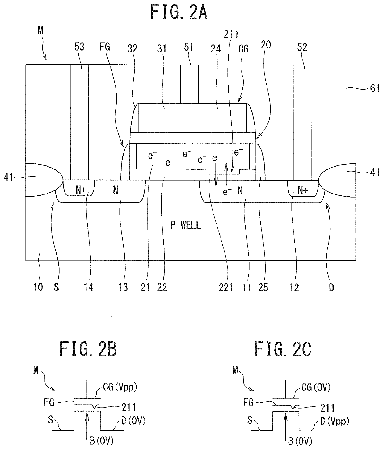 Nonvolatile storage element and analog circuit provided with same