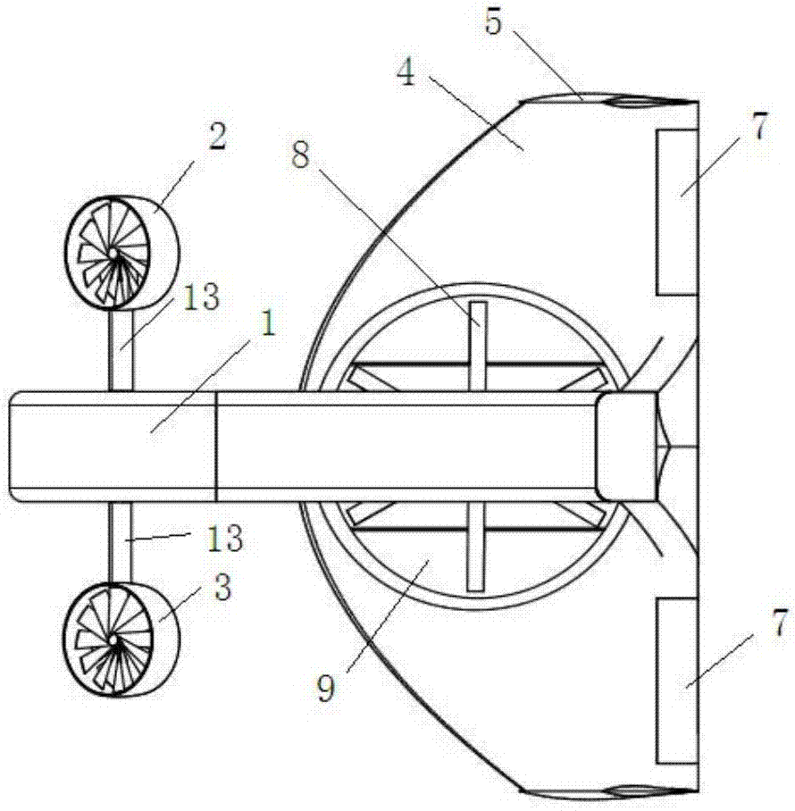 Single-lift-force duct vertical take-off and landing aircraft based on tilting duct