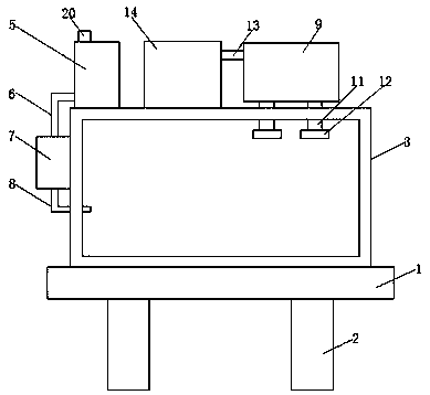 Dust removing device for machine tools