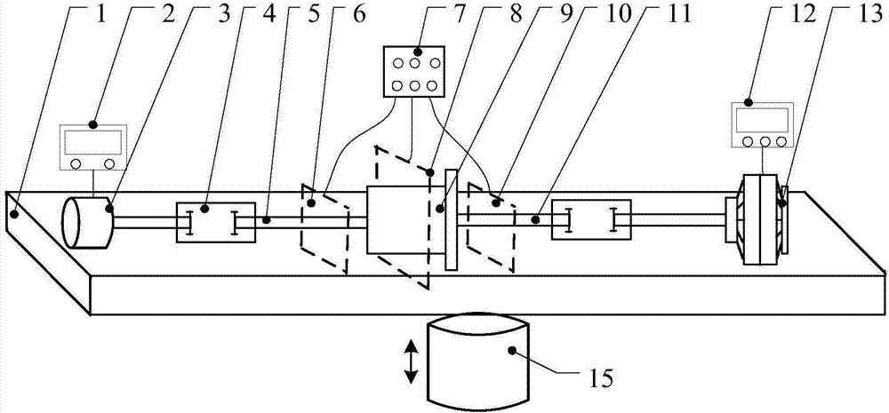Simulation and test device for complex working condition of wind turbine planet gear
