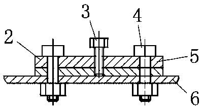 Reverse tail spin installation device and positioning method