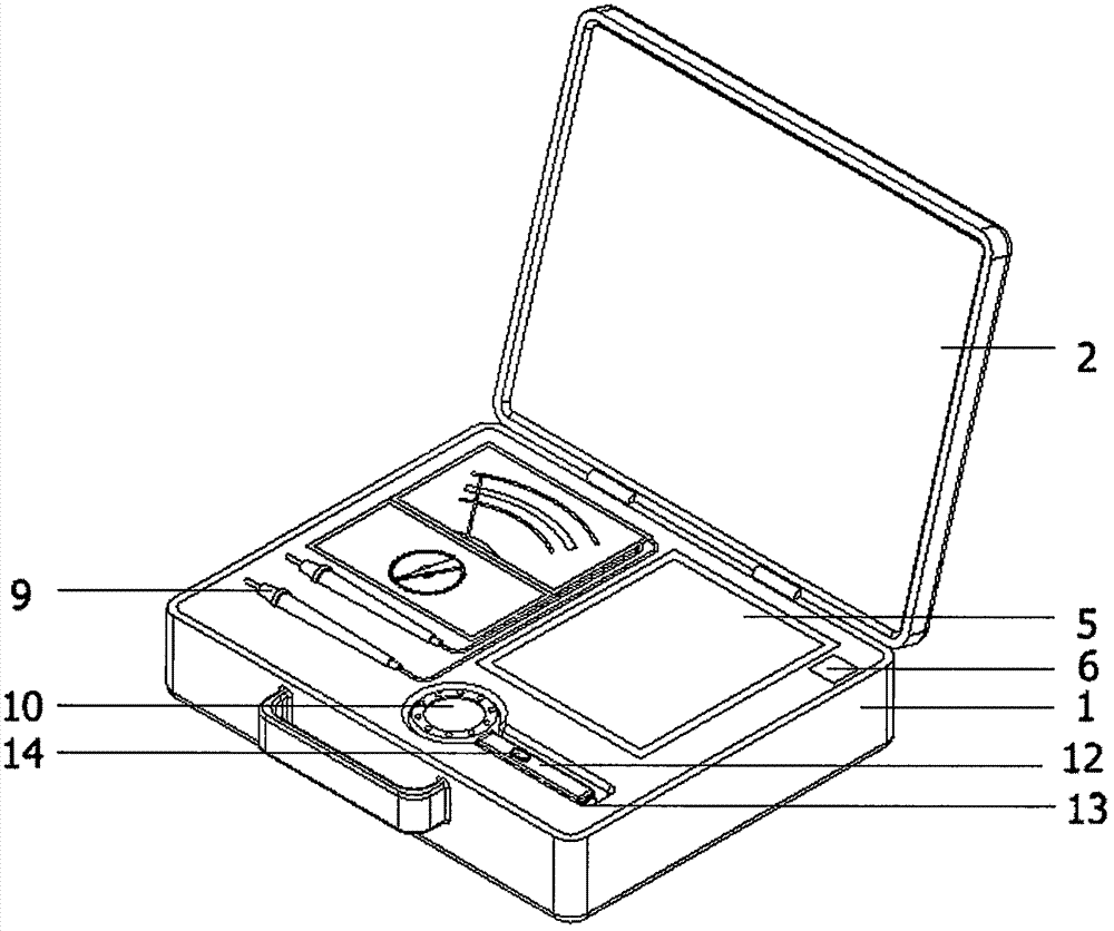 Motor winding detection device for large workshop inspector