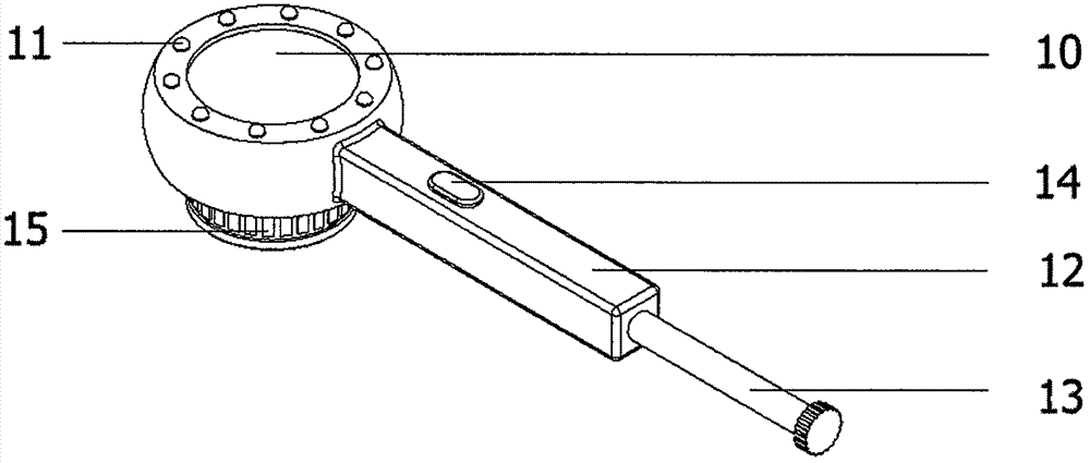 Motor winding detection device for large workshop inspector