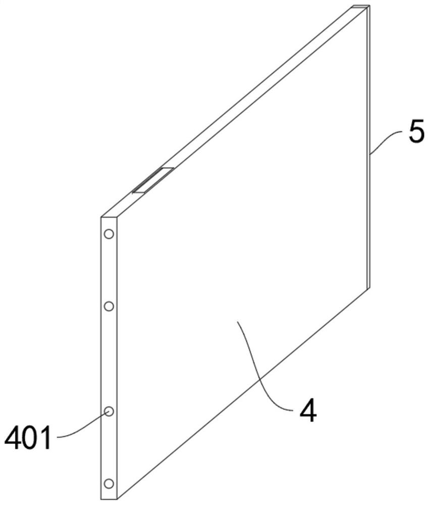 Decorative hanging plate structure of wash basin vertical plate