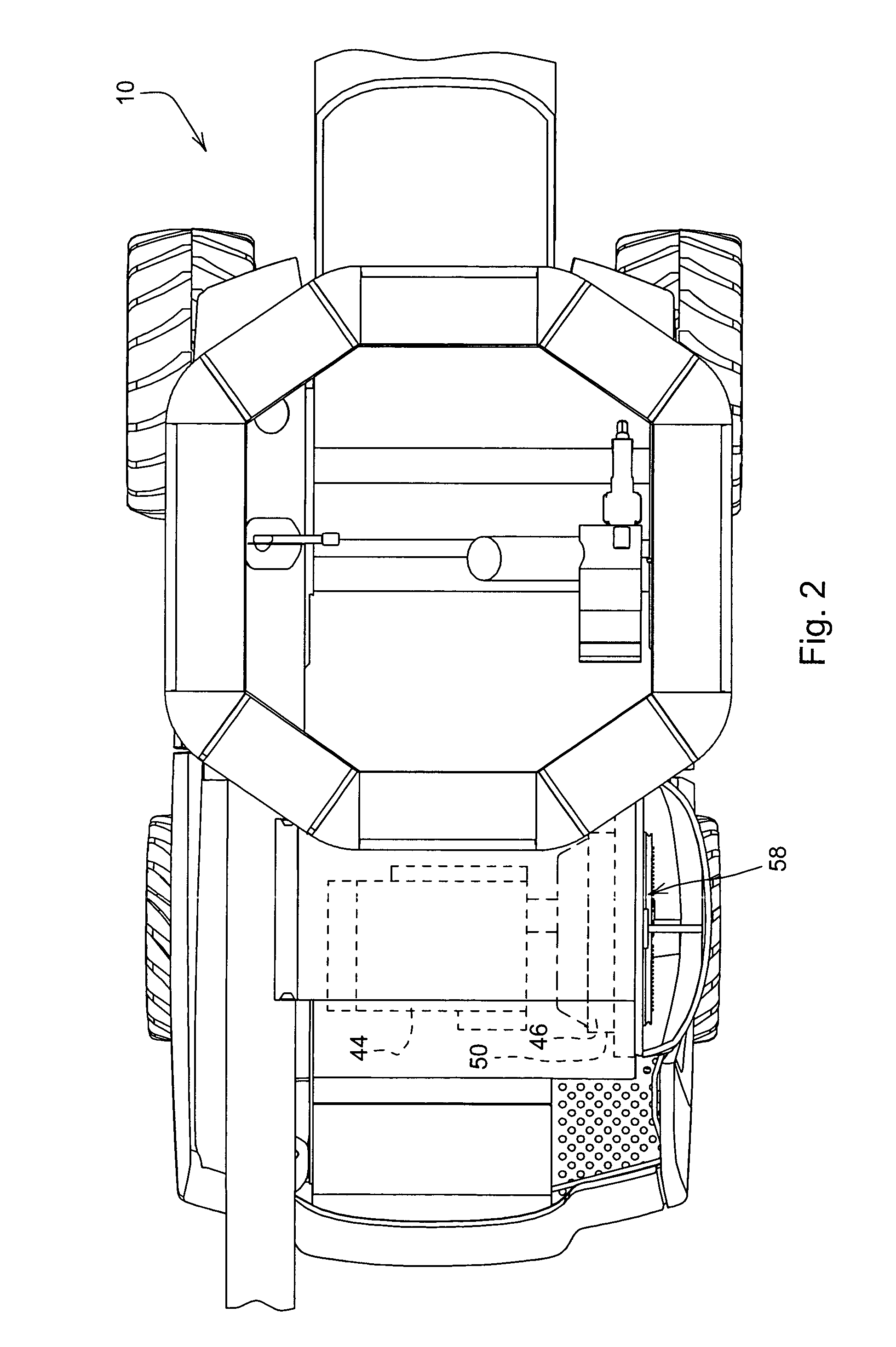 Air precleaner arrangement for an internal combustion engine comprising two cyclone filters