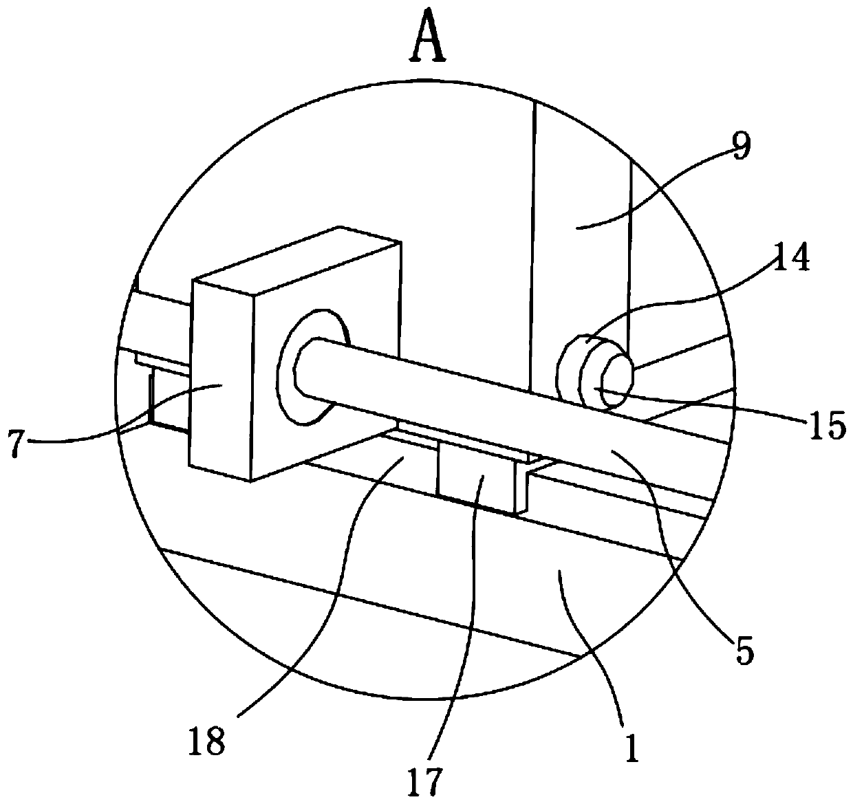 Road construction barrier prefabricating device and prefabricating method