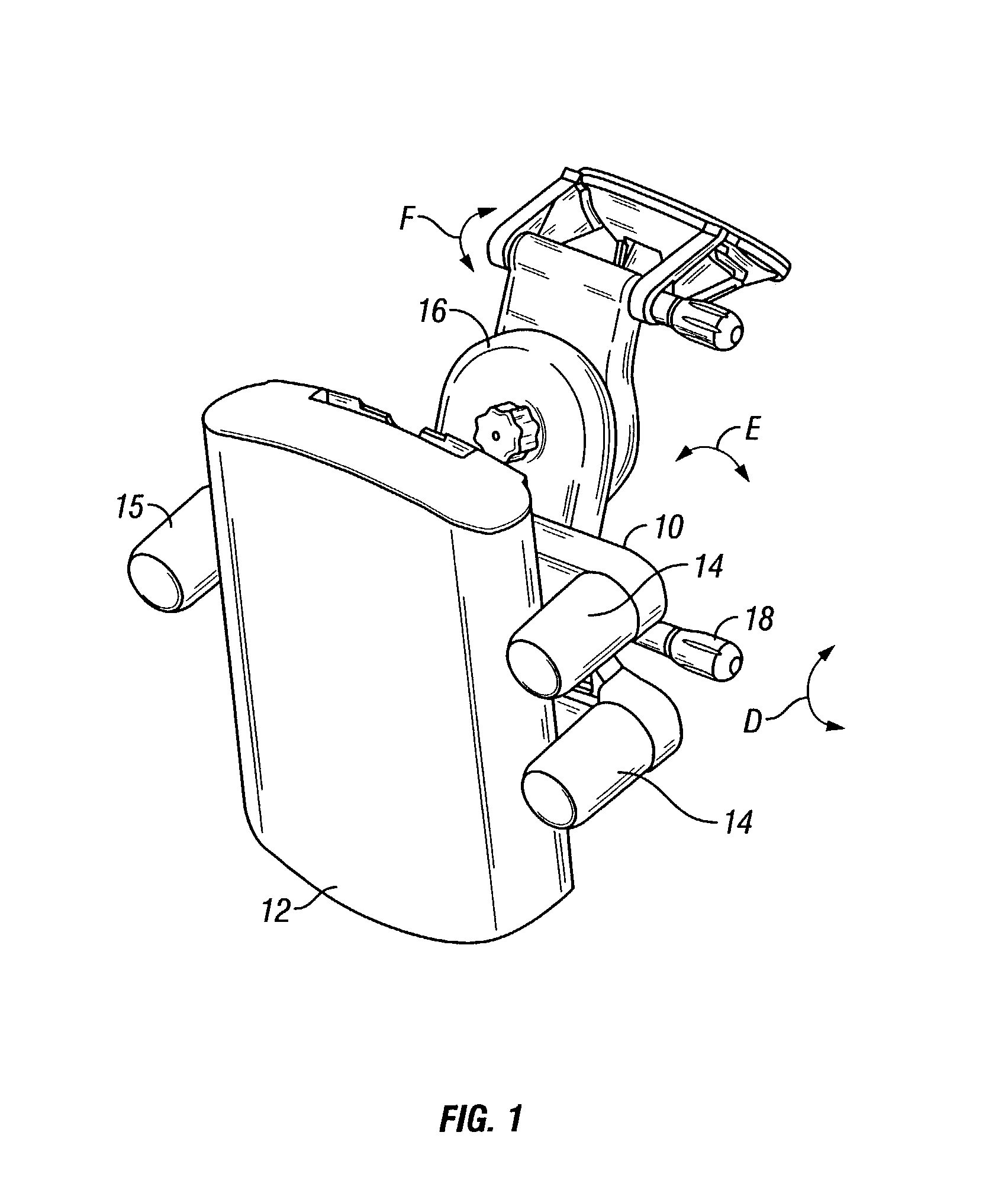 Mounting apparatus for an electronic device
