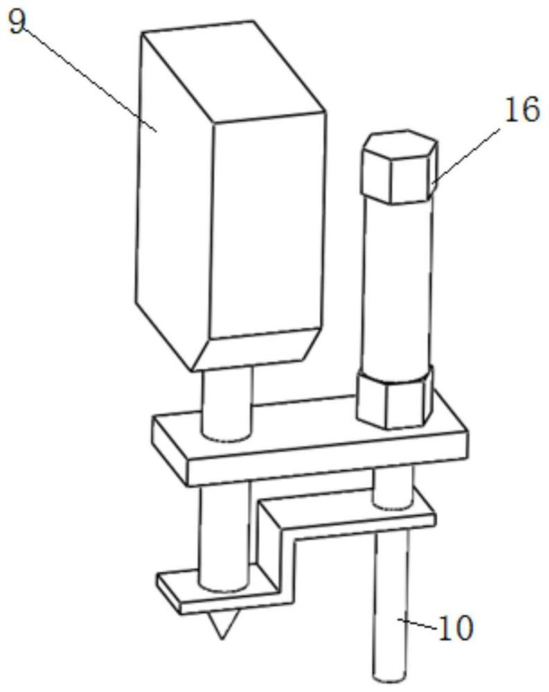 Small-leakage-rate positive-pressure leakage hole calibration method and device