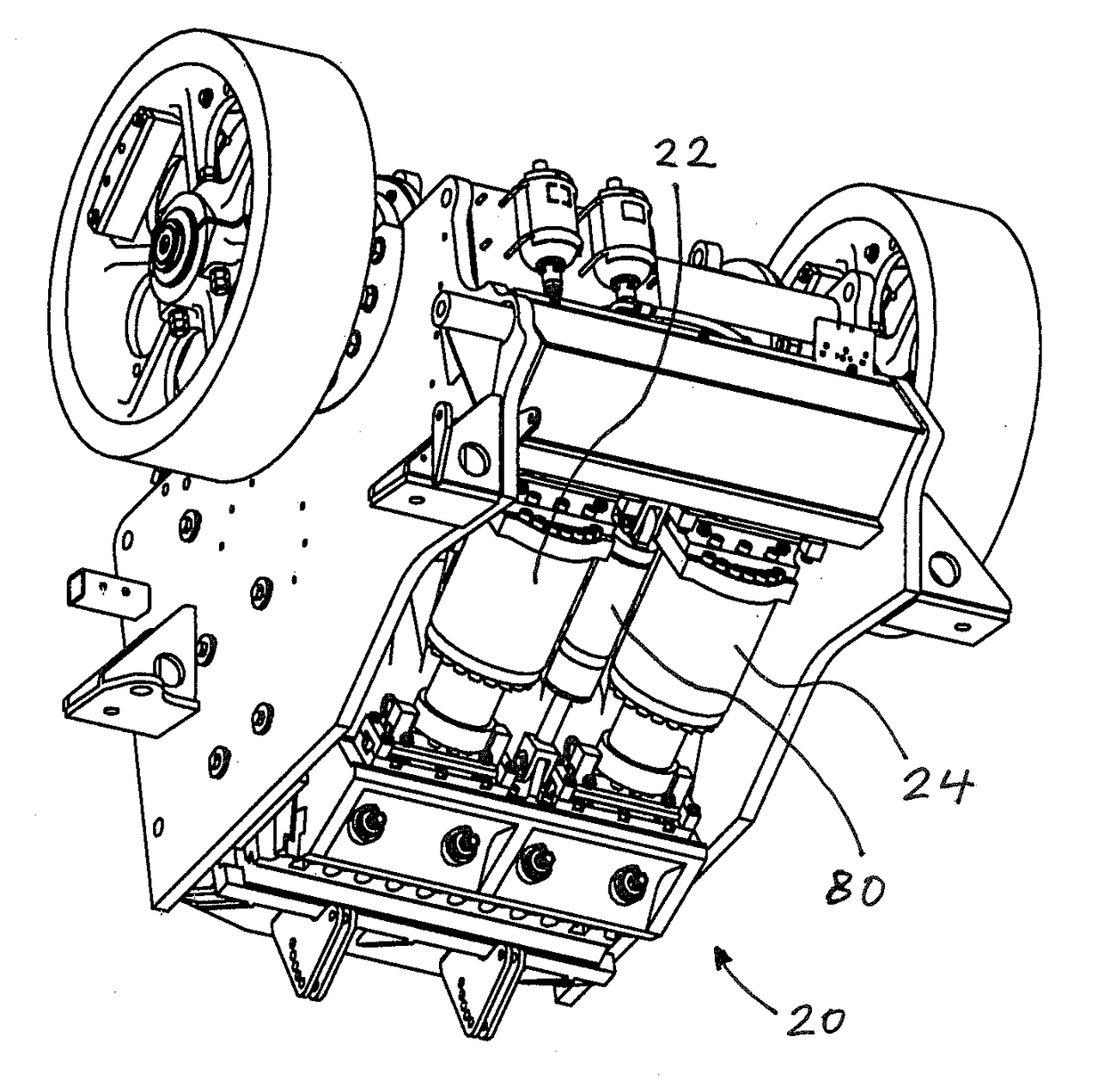 Apparatus and method for a tramp iron relief system