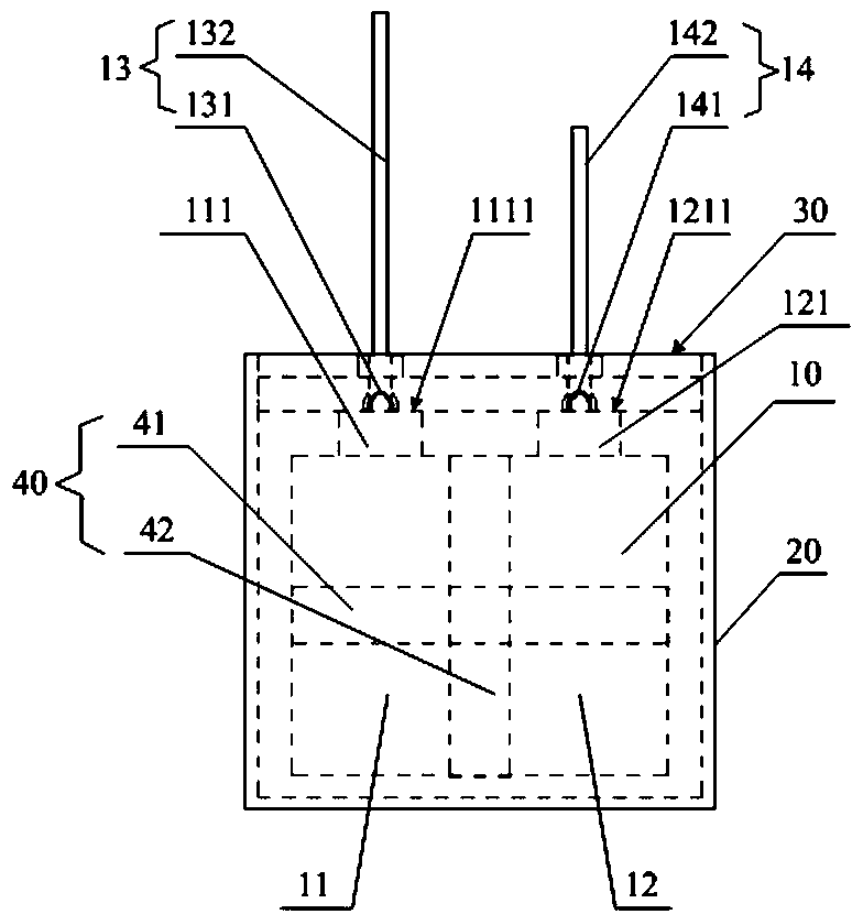 Low-loss square capacitor
