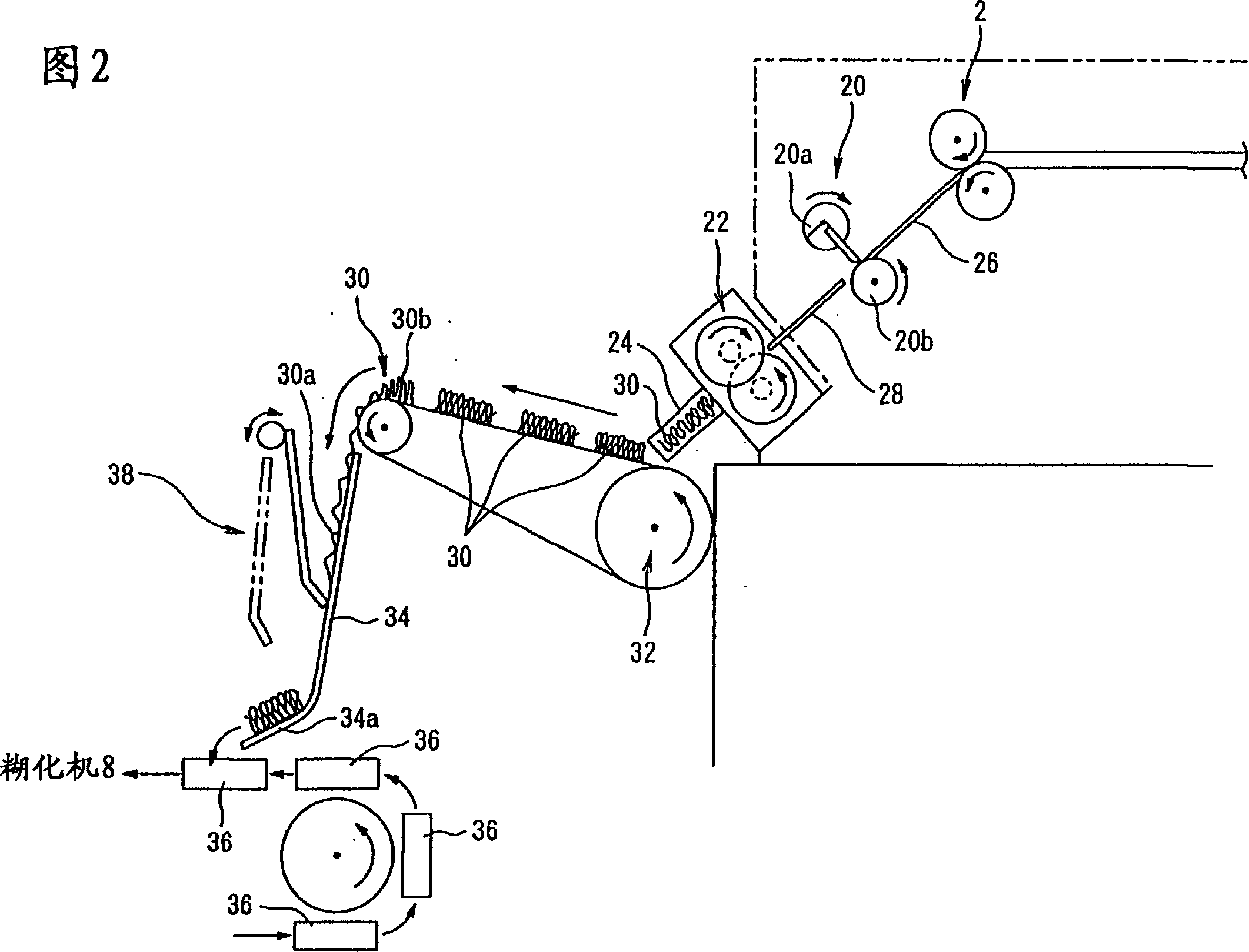 Method and device for manufacturing waved noodle