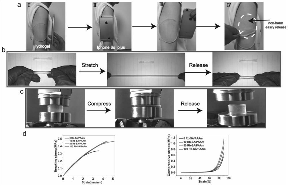 A kind of hydrogel dressing for treating psoriasis and preparation method thereof